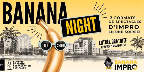 BANANA NIGHT 2026 (IMPRO) - SPECIALE SOLIDARIT\u00c9 MAISON CITOYENNE