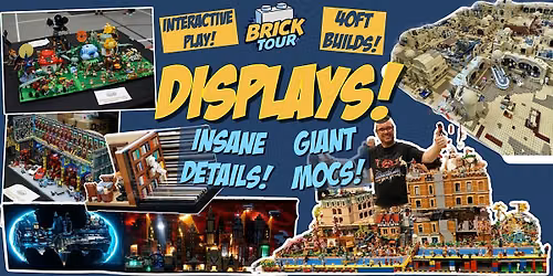Huge Lego Brick Tour Salisbury 2026: Rare Retired Lego  & Family Fun Day