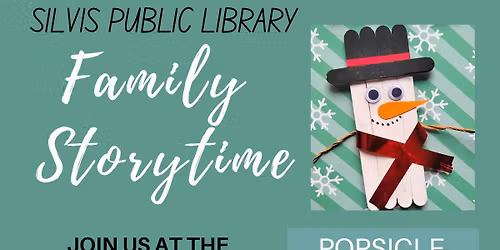 Family Storytime: Popsicle Stick Snowman