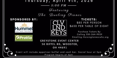 Mental Health Gala featuring The Cleveland Keys