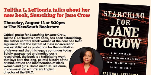 Talitha L. LeFlouria with Searching for Jane Crow