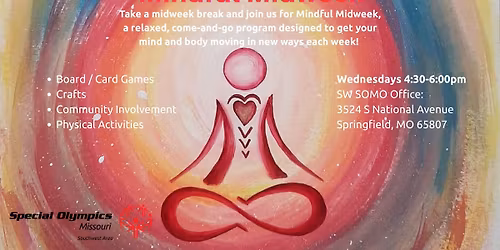 Mindful Midweek Hosted by Special Olympics Missouri SW