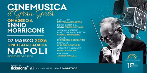 Omaggio a Morricone - 7 marzo 2026 Napoli Teatro Acacia