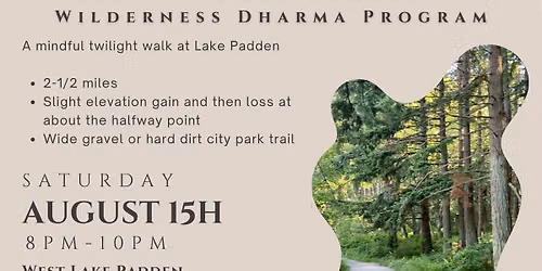 Opening to Nature Walk: Lake Padden