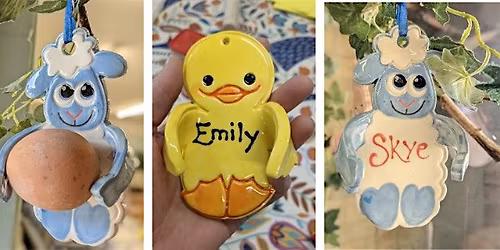 Make a Ceramic Easter Egg holder.