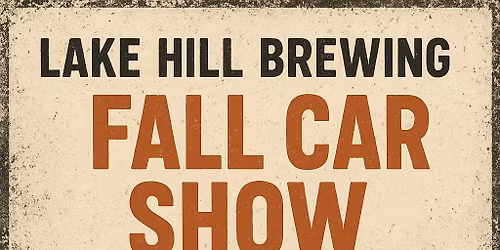 Lake Hill Brewing Fall Car Show