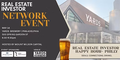 Philly Real Estate Investor Happy Hour