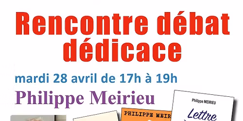 Philippe Meirieu au Labyrinthe !