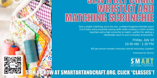 Sew A Key Chain and Matching Scrunchie