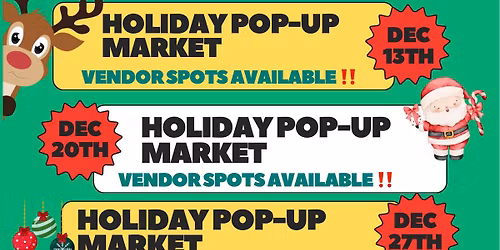 The Spot Holiday Pop Up Market \u26c4\ufe0f\ud83c\udf84