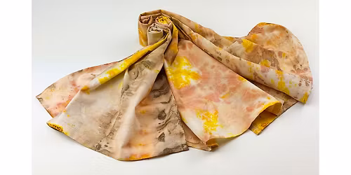 Beginner Natural Dye, Tie-Dye Workshop.