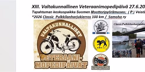 XIII. Valtakunnallinen Veteraanimopedip\u00e4iv\u00e4 27.6.2026