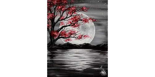 Stark Red Leaves on Trees - Paint and Sip in New Braunfels | Classpop!\u2122