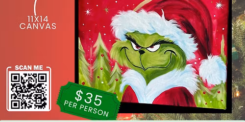 Grinchy Christmas Paint N' Sip