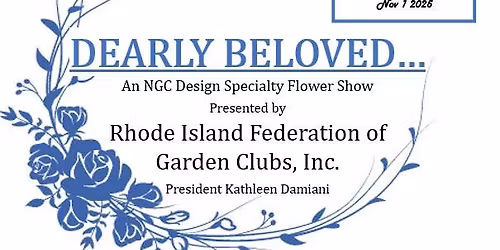 RIFGC 2026 an NGC Design Specialty Flower Show Schedule Announcement