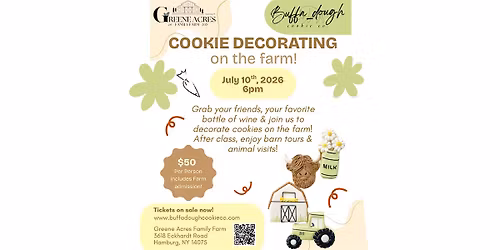 Cookie Decorating on the Farm!