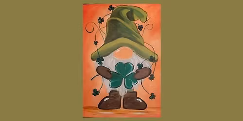 Paint and Sip Irish Gnome