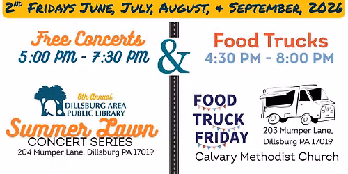 Summer Lawn Concerts and Food Truck Fridays in Dillsburg: Fink's Constant