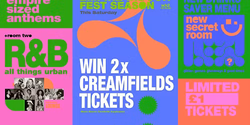 ONE EMPIRE pres. Creamfields Ticket Giveaway