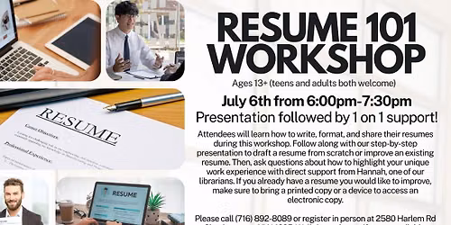 Resume 101 Workshop