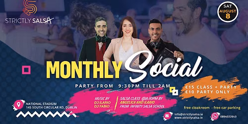 Strictly Salsa - August Monthly Social | Class & Party Night