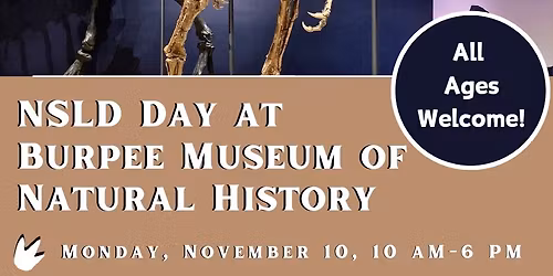 NSLD Day at Burpee Museum of Natural History