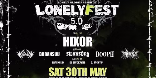 LONELYFEST 5.0 - MANCHESTER