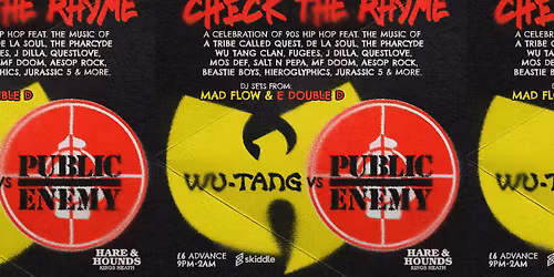 Check The Rhyme - A Night Of 90's Hip Hop