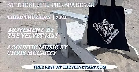 FREE Live Music & Guided Movement at the St Pete Pier Spa Beach