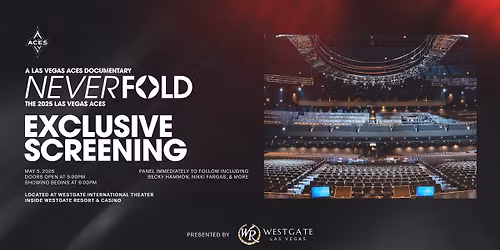Never Fold Premiere at Westgate Las vegas