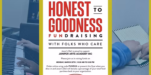 Bites for Juniper: Jason's Deli Giveback Event