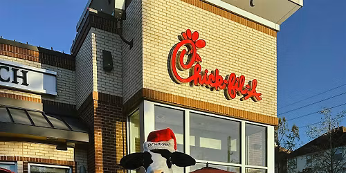 Pictures with Santa Cow