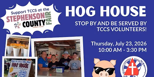 Tri-County Christian School at the Fair Hog House