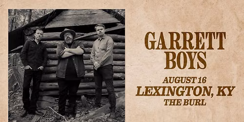 Garrett Boys (Indoor Show)