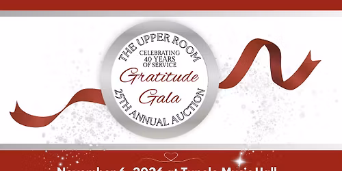 The Upper Room 25th Annual Auction - Gratitude Gala