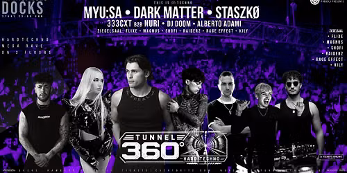 MYU:SA + DARK MATTER * * * * * 360\u00ba HARD TECHNO RAVE