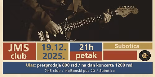 Norman Beaker trio live @JMS club Subotica