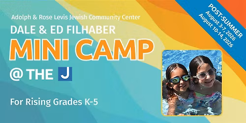 Post Summer Mini Camp @ the J: August 3-7, 10-14