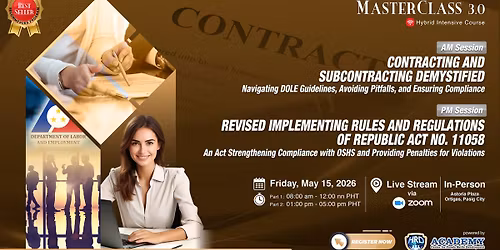 Contracting and Subcontracting Demystified