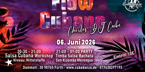 FLOW CUBANO + Salsa Cubana Workshop Niveau Mittelstufe