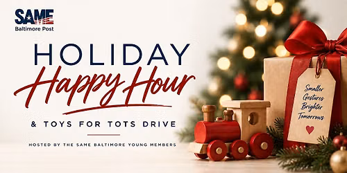 Holiday Happy Hour and Toys for Tots Drive