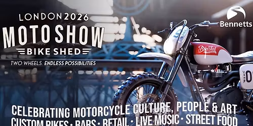 Ride out to Bikeshed Moto Show at Tobacco Dock