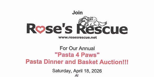 Rose's Rescue Pasta 4 Paws