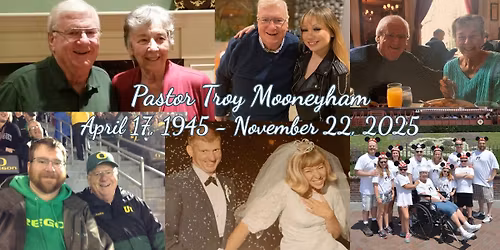 Memorial Service for Pastor Troy Mooneyham
