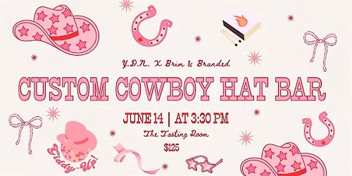 Custom Cowboy Hat Bar