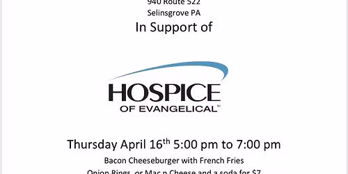 Bacon Cheeseburger Night for Wellspan Evangelical Hospice