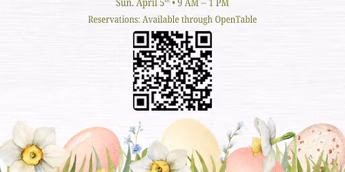 Easter Brunch - Welcome In Spring!