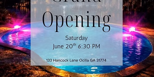 Sundown Lake & Events Grand Opening 