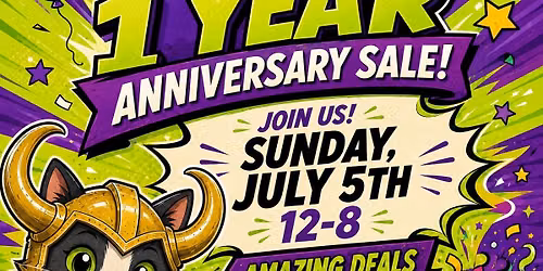 1st Anniversary Sale Extravaganza!