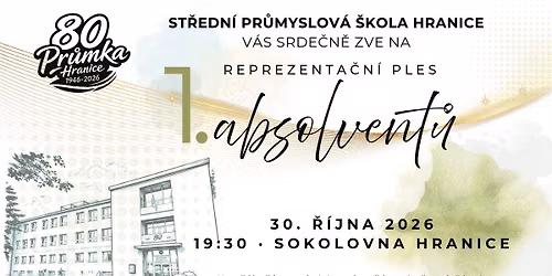 1. reprezenta\u010dn\u00ed ples absolvent\u016f SP\u0160 Hranice